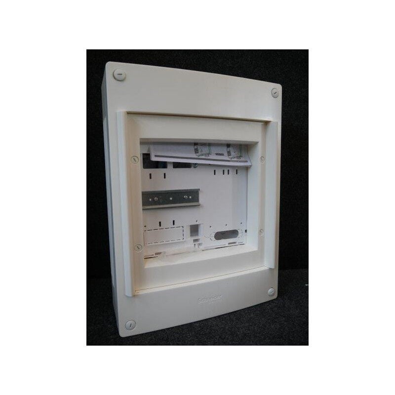 Schneider Electric - Coffret 13 modules en saillie blanc 450x336x109mm pour disjoncteur de branchement tarif bleu sans porte Pragma schneider