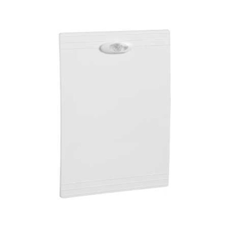 Porte opaque blanche 426x300x20mm pour coffret 1x18M saillie (PRA13751) ou encastré (PRA32118) IP40 pragma