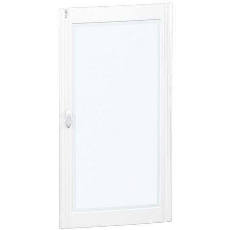 Porte transparente pour coffret Pragma Evolution -  6 rangées - 24 modules