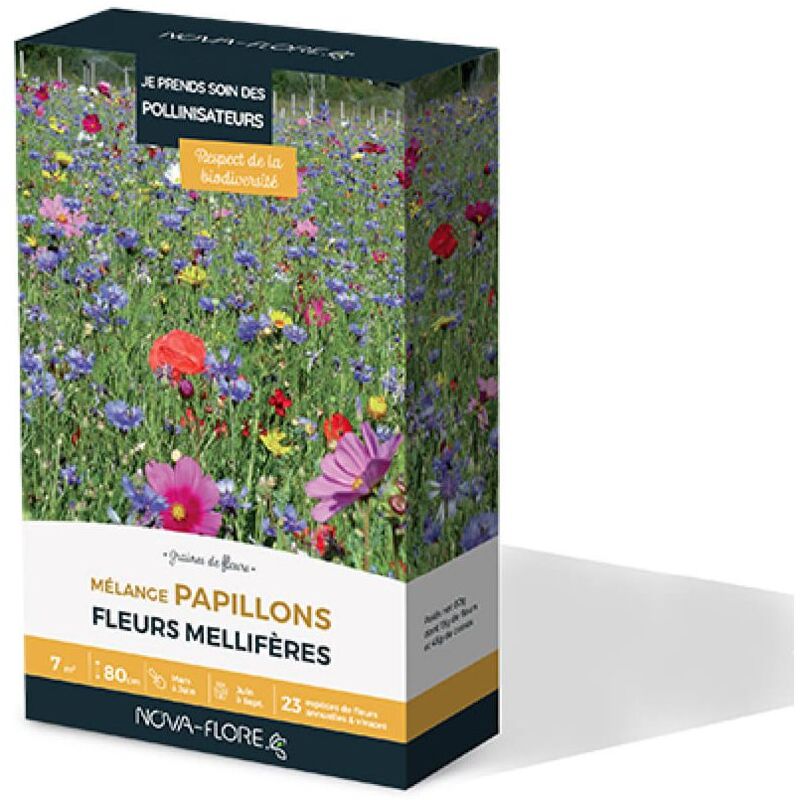 Novaflore - Prairies fleuries : j'invite les papillons 7 m2
