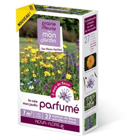Prairies fleuries : Mélange mon jardin parfumé 7 M2