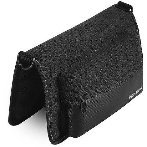 Praktische Fahrradrahmentasche, multifunktionale Umhängetasche, Fahrradwerkzeugtasche, Aufbewahrung für Fahrradfahren