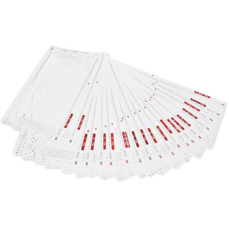 Praktische, flexible und langlebige Lochkarten mit doppelseitigem Druck für Strickmaschinen
