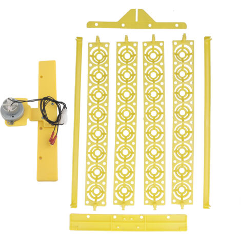 Praktischer automatischer Eierwender für 32 Eier, drehbare Kunststoffschale, geeignet für Hühner und Gänse, 12 V.