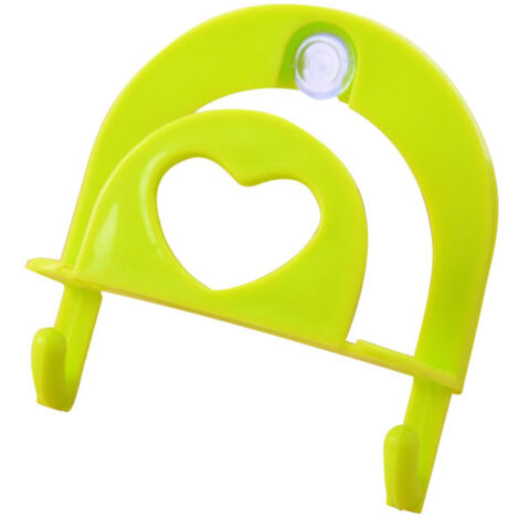 Praktischer Schwammhalter mit Saugnapf, Spülbeckenablage, Küchenhelfer, Deko-Gadget, Wandregal, 4 Stück (grün)