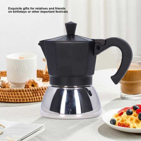 Pratica e versatile caffettiera in acciaio inox
