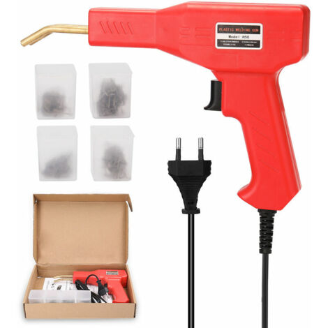 Pratici saldatori di plastica Strumenti per garage Cucitrici a caldo Macchina per la riparazione di punti metallici in PVC Riparazione di paraurti per auto Cucitrice per saldatura