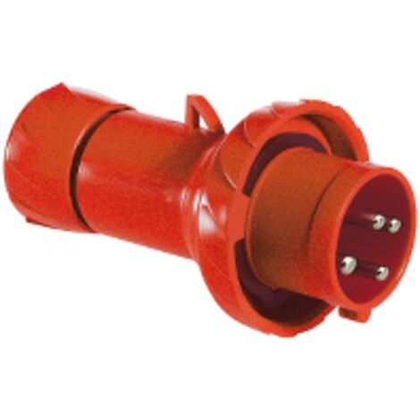PratiKa - fiche mobile industrielle droite - 32 A - 3P+T - 380-415 V CA - IP67 - PKX32M734