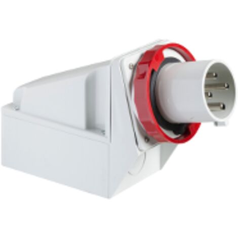 PratiKa - socle de connecteur industriel - 125 A - 3P+N+T - 380..415 V CA - IP67 - 81595