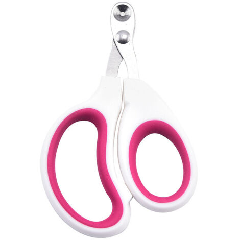 Pratique à Utiliser,COUPE AVEC PRÉCISION, Très bon coupe griffes pour les chats,Simple à Utiliser pour un Novice-Rose rouge