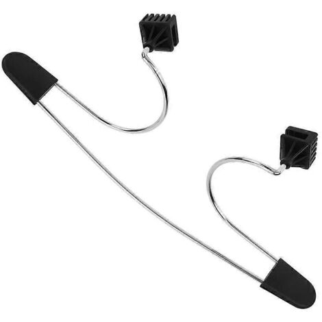 Pratique cintre métallique pour vêtements en voiture, support de suspension facile pour costumes, accessoire auto pour accrocher habits de manière sécurisée.