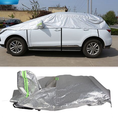 Pratique Imperméable de Protection de Pluie D'isolation Thermique de Preuve de la moitié de la Couverture Sun de Voiture (pour véhicule Hors Route)
