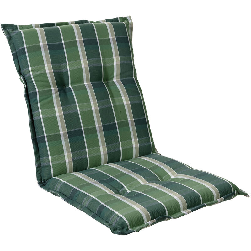 Prato coussin de fauteuil dossier bas Polyester 50x100x8cm - Vert