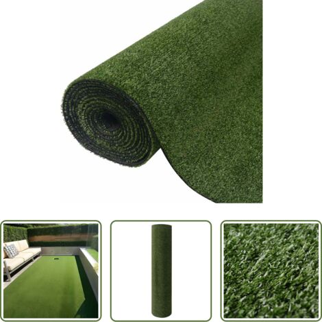 Prato sintetico -  Prato Artificiale 7/9 mm 0,5x5 m Verde