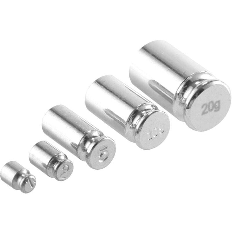 Image of Präzisions-Digitalwaage mit 1-g- bis 20-g-Kalibrierung in Chromweiß