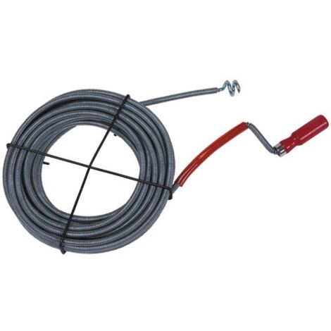 prci Déboucheur Manivelle métallique 20 mm 5 m