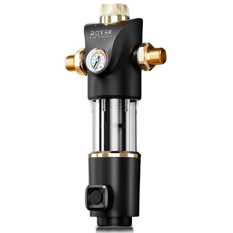 Rosmmel - Pré-filtre à eau avec manomètre frontal de dernière technologie