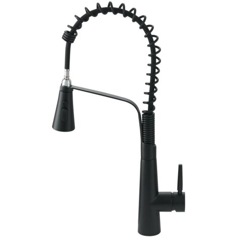 Pre-rinse Pull Down Kitchen Faucet,Black