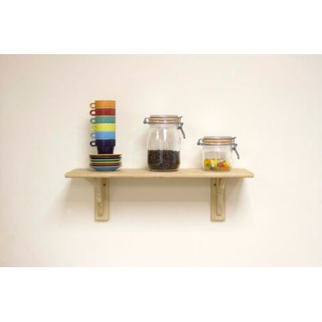 Pre-sanded Shelf Kit - Timber - 190 x 580 x 16 mm - Pre-Sanded