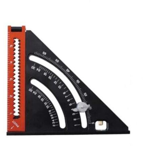 Pre-square for carpentry, metal and aluminum, folding triangle ruler, 310mm multi-function combination square, triangle square, angle ruler, protractor