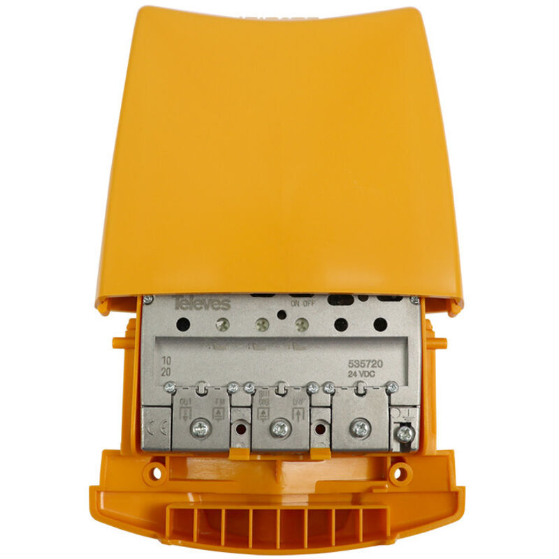 Preamplificateur 3 entrees fm 15db - biii 30db - uhf 41db Televes 535720