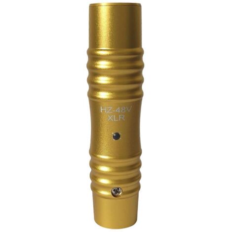 Préamplificateur dynamique pour microphone à condensateur, adaptateur d'alimentation fantôme