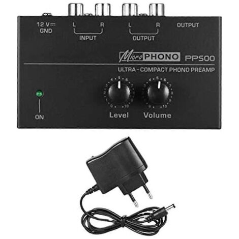 Préamplificateur phono ultra-compact PP500, prise UE