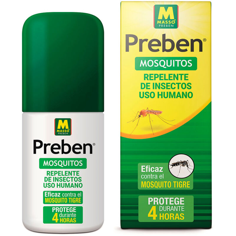 Masso Garden - Répulsif contre les moustiques, spray, 100ml, Preben Massó 06203