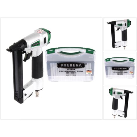 Prebena DNPF16 Graffettatrice pneumatica + PF-BOX Graffette - 9.000 pezzi