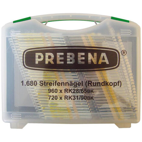 Prebena Rundkopfnägel im Handwerker-Koffer RK-BOX