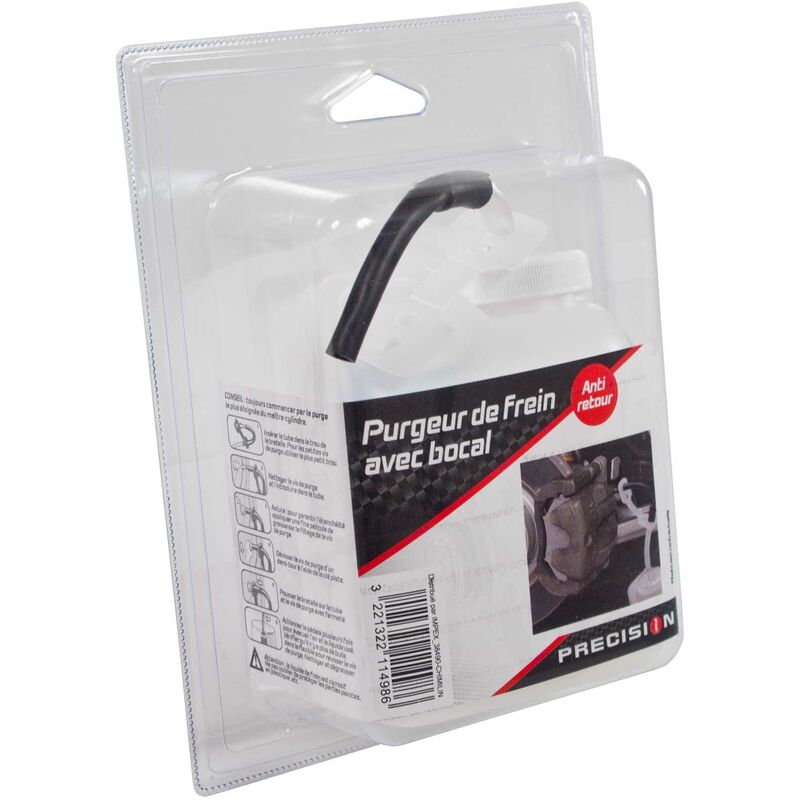 PRECI PURGEUR FREIN AVEC BOCAL - Precision-steel