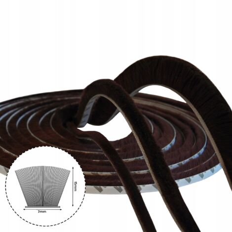Precinto de cepillo autoadhesivo MARR脫N 3M 7x15 1m