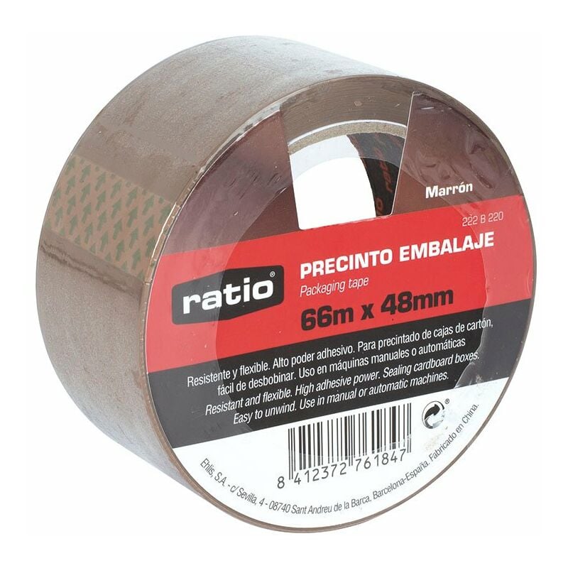 

Ratio - PRECINTO EMBALAJE MARRON 48MMX66M.