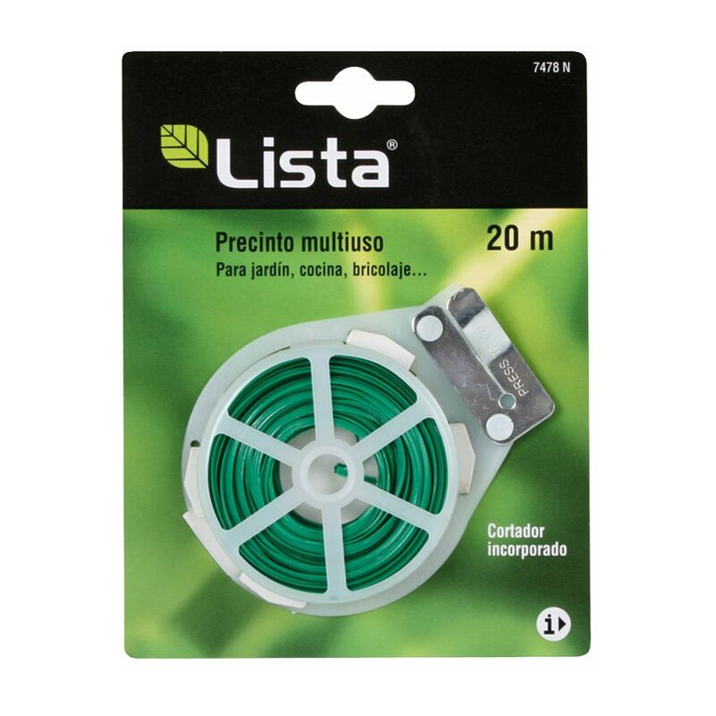 

PRECINTO P/ATADOS VERDE ROLLO 20M. - Lista