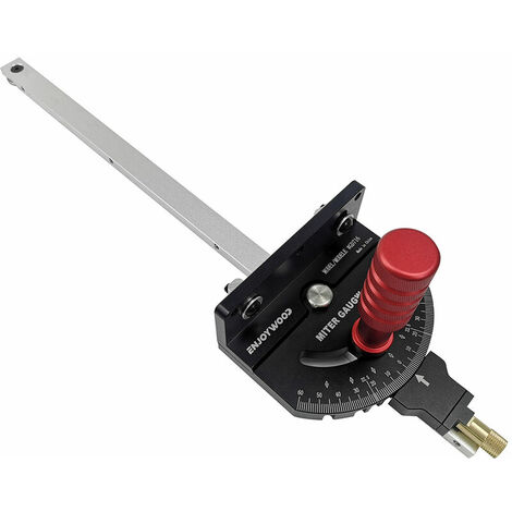 Precision Aluminum Alloy 19.5mm 0-60 Degree Miter Gauge System For ENJOYWOOD M1 Pro Super Accurate Table Saw