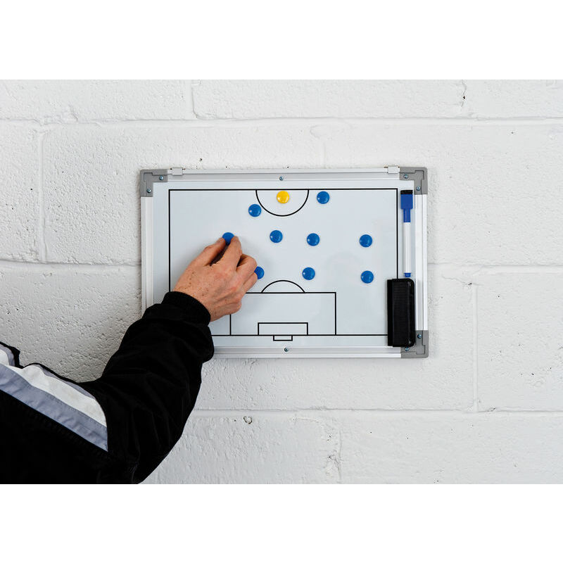 Precision - Double-Sided Soccer Tactics Board 30x45cm - Multi
