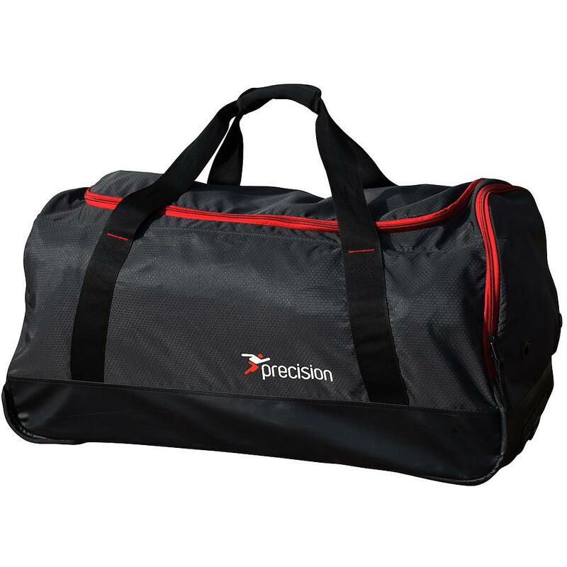 Precision - Pro hx Team Trolley Holdall Bag Charcoal Black/Red - Charcoal Black/Red