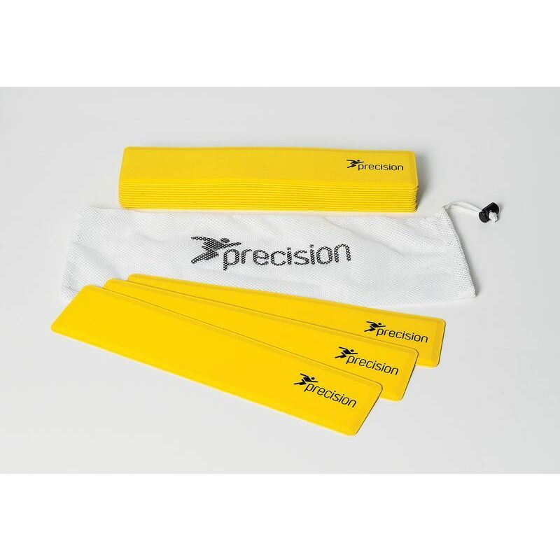 Precision - Rectangular Rubber Markers (Set of 15) Yellow - Yellow