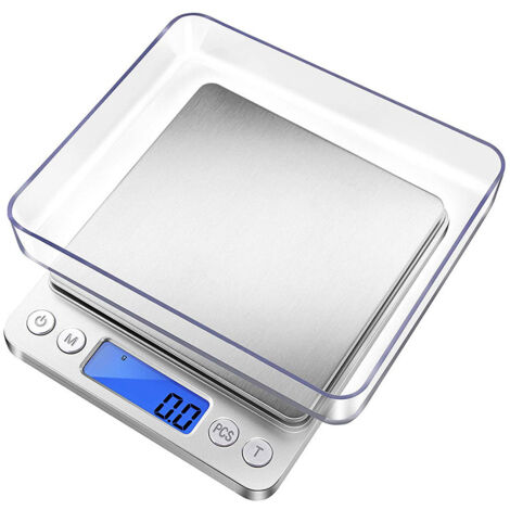 Precision Scale, Kitchen Scale 500g/0.01g, Jewelry Scale with Tare and Counting Function, Pocket Scale with Backlit LCD Display