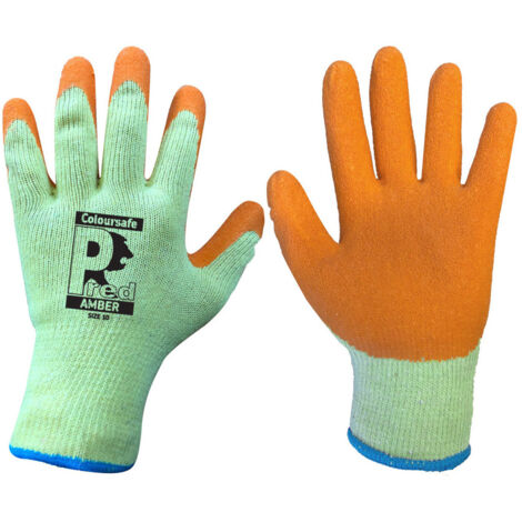 Predator Size 9/L PredAmber Builders Gloves Cut 2