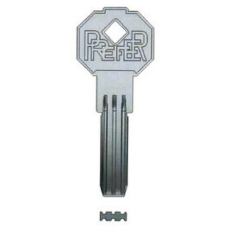 PREFER CHIAVE GREZZA PER SERRATURA S211/711/810- 5,0 pz
