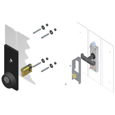 Prefer Kbp1.0000 Kit Prot Basc Cil Eur - Protezione Cilindro Europea
