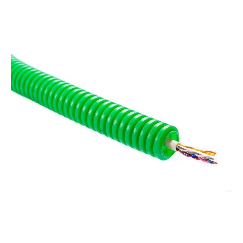 Gaine icta verte ø 20mm préfilée adsl 298 Grade 1 (bobine de 100m) Prefilco courant