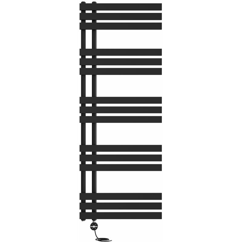 Image of Prefilled Thermostatic D-shape Electric Heated Towel&hellip;