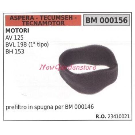 Préfiltre à air ASPERA moteur tondeuse AV 125 BVL 198 000156
