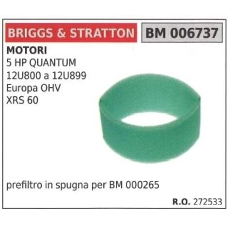 Préfiltre à air BRIGGS&STRATTON tondeuse 5HP QUANTUM