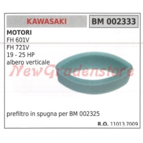 Préfiltre à air en éponge KAWASAKI moteur FH 601V 721V 19 25 HP arbre vertical 002333