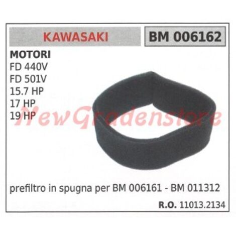 Préfiltre à air KAWASAKI moteur FD 440V 501V 15.7 HP 17 HP 19 HP 006162