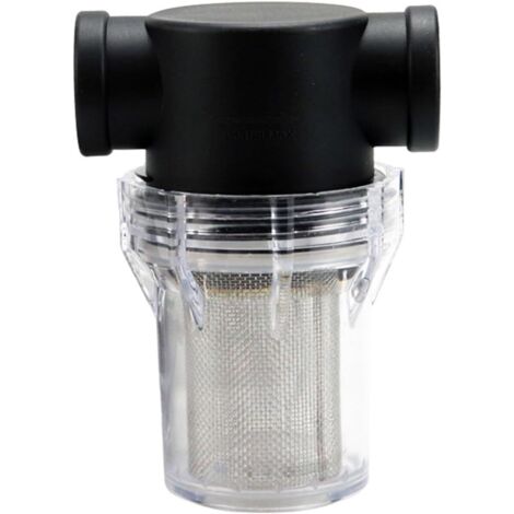 Préfiltre de jardin, crépine en acier inoxydable, crépine à haut débit, pompe d'irrigation de jardin (1 pouce à 80 mailles)