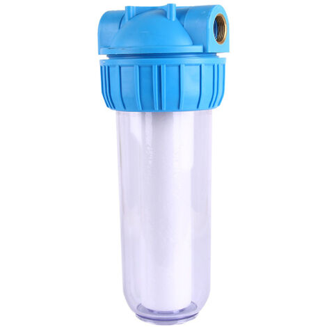 Préfiltre Débit d'eau à 5000l/h avec support mural et clé filtre pour pompes - Lavable
